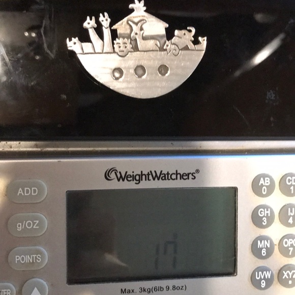 Artisan Sterling Silver Noah’s Ark Pin Brooch - Picture 8 of 8